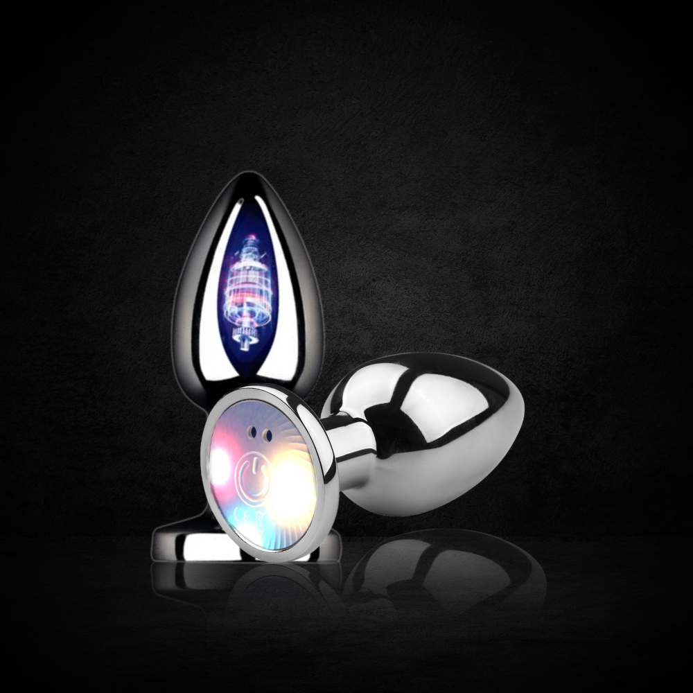 Groovy Booty - APP Stainless Steel Vibrating Anal Plug