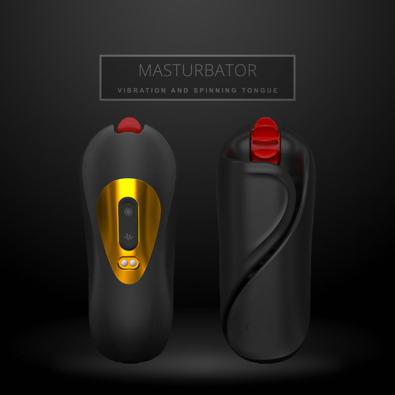 Flying Tongue - Vibrating Masturbator with Rotating Tongue