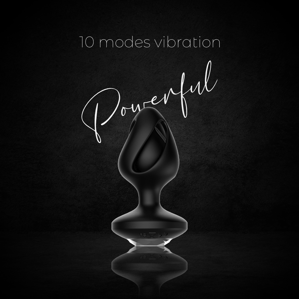 FlexiCage: Silicone Anal Plug with Vibrations and Outer Cage