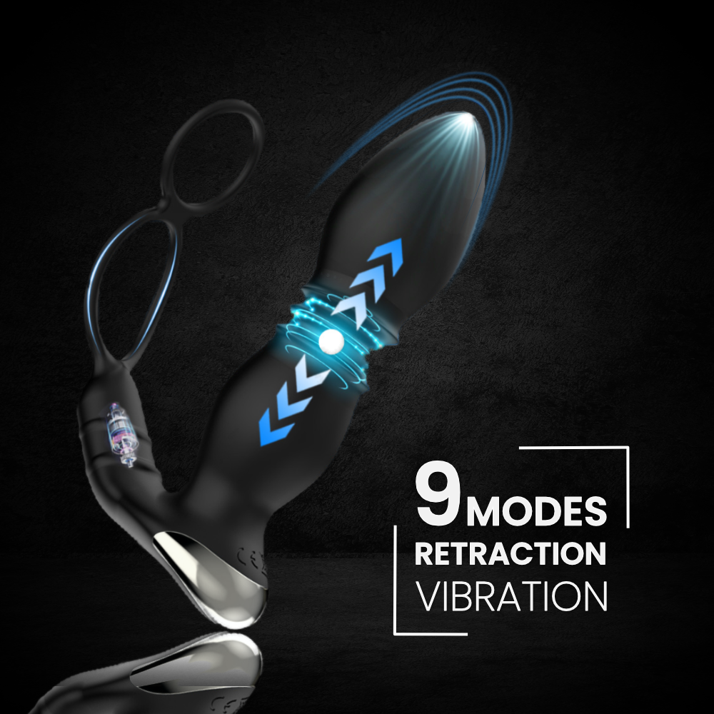 DualPulse: Retractable and Vibrating Prostate Stimulation Master