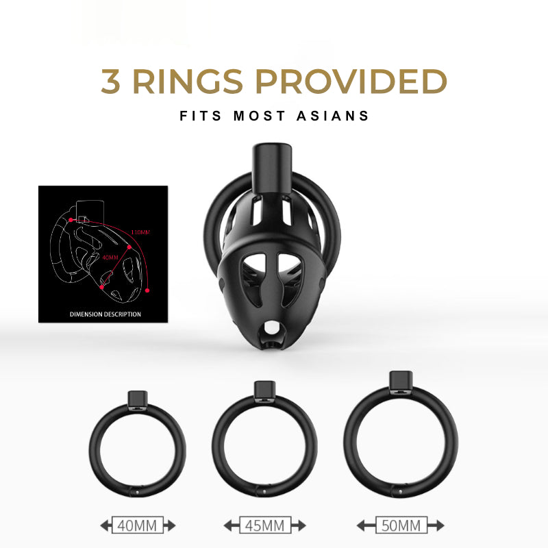 Chastity Cage – Premium Secure Cock Cage For Asian Men