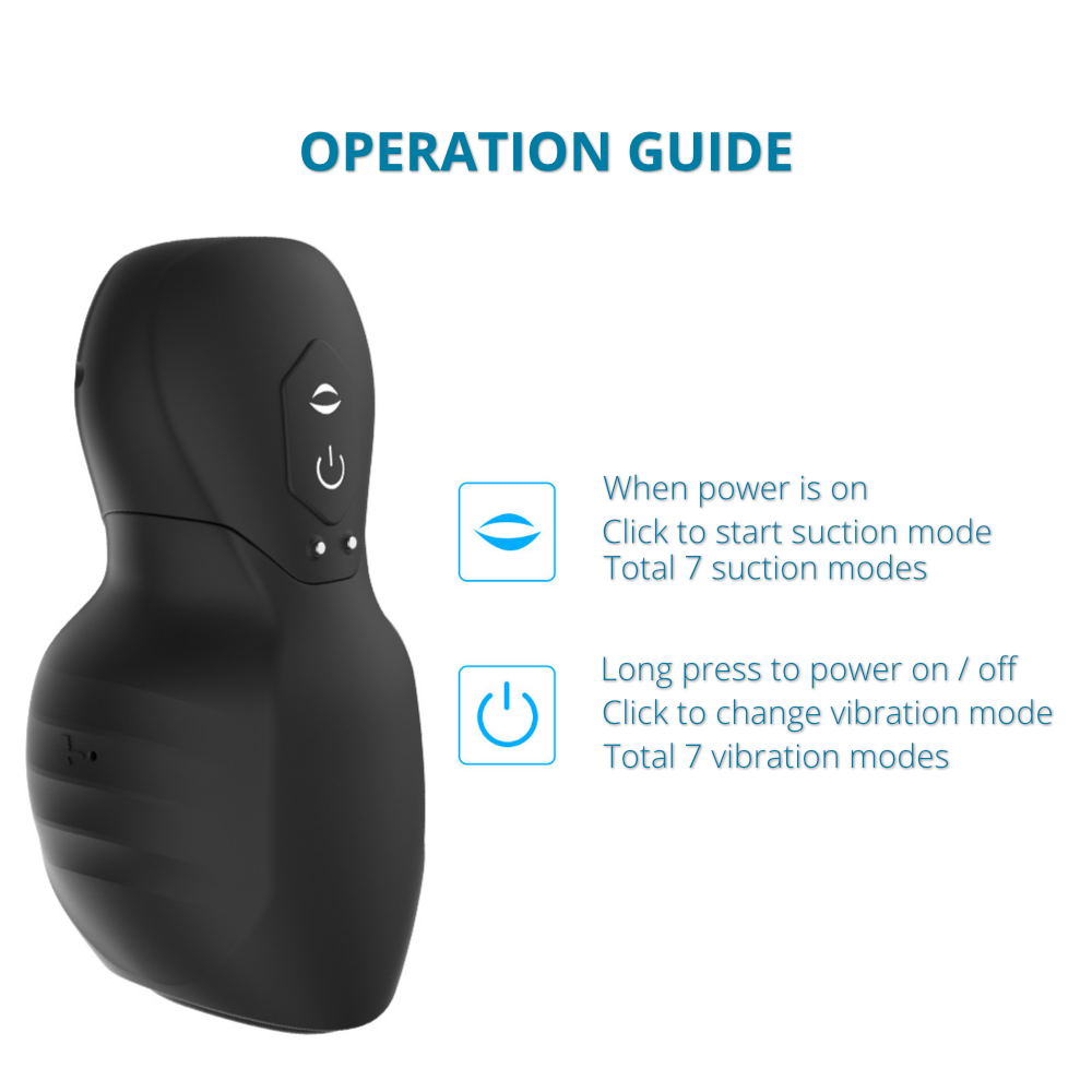 BlowMe - The Vibrating Masturbator with Suction