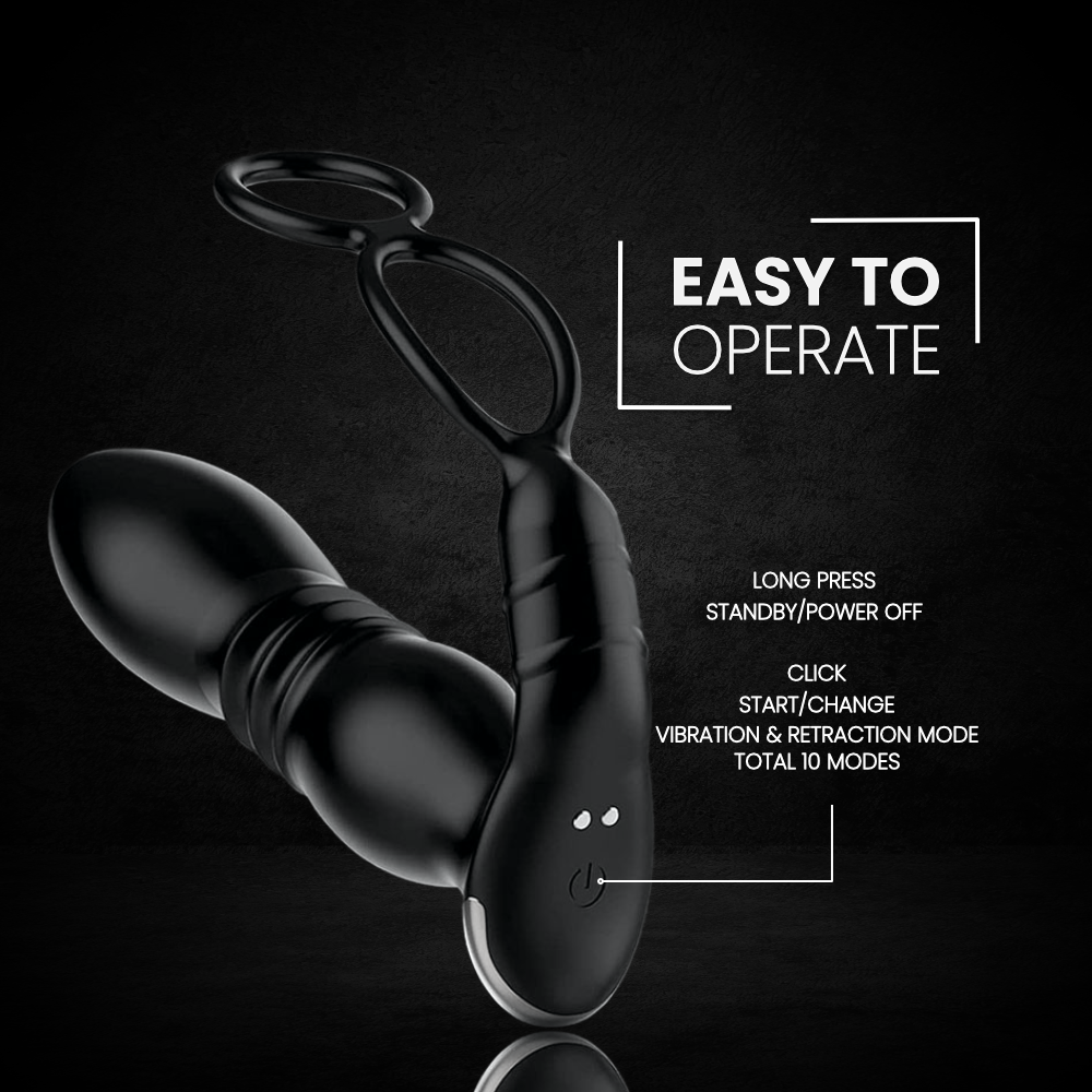 DualPulse: Retractable and Vibrating Prostate Stimulation Master
