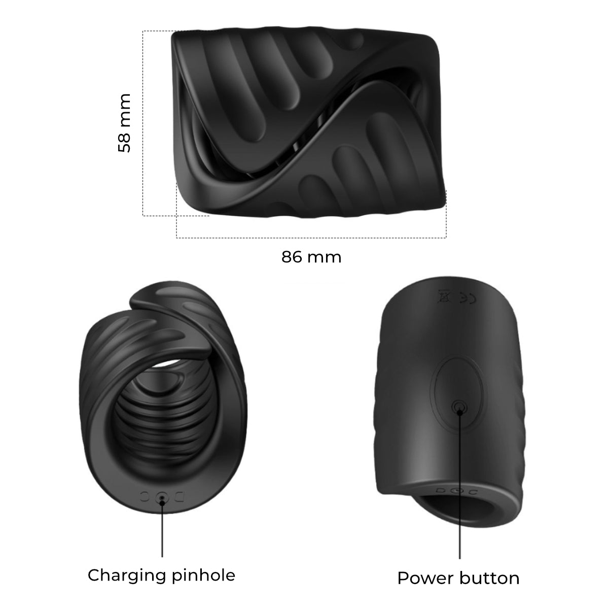 Whispering Vibes - Glans Trainer/Vibrating Stroker