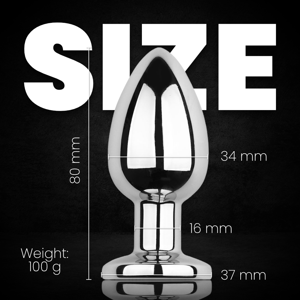 Groovy Booty - APP Stainless Steel Vibrating Anal Plug