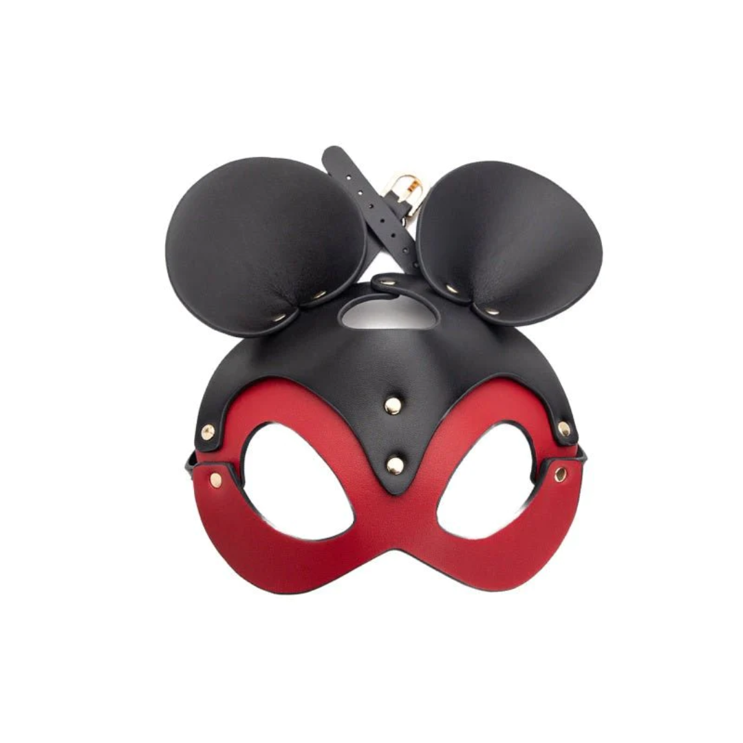 BDSM FAUX LEATHER MASK - MOUSE