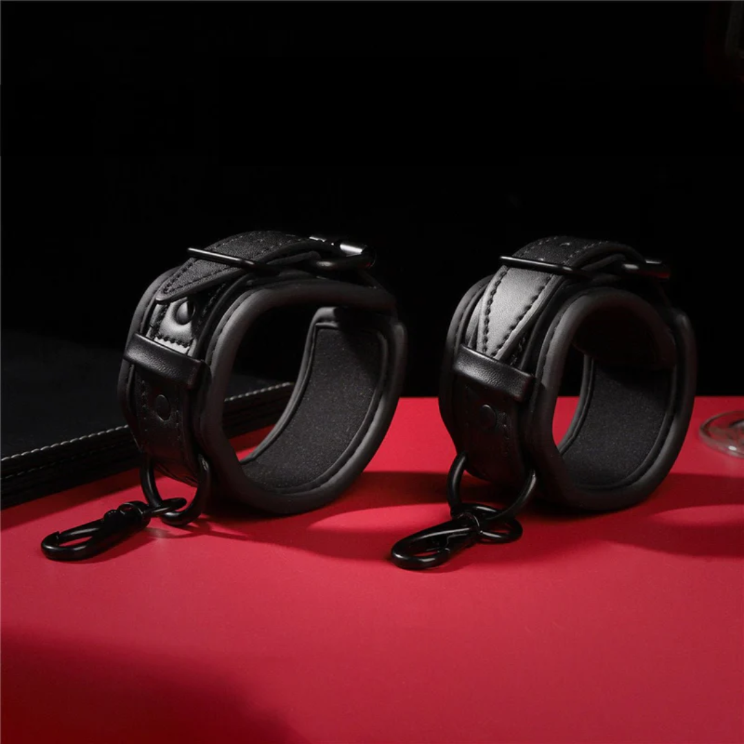 BDSM PU Leather Cuffs
