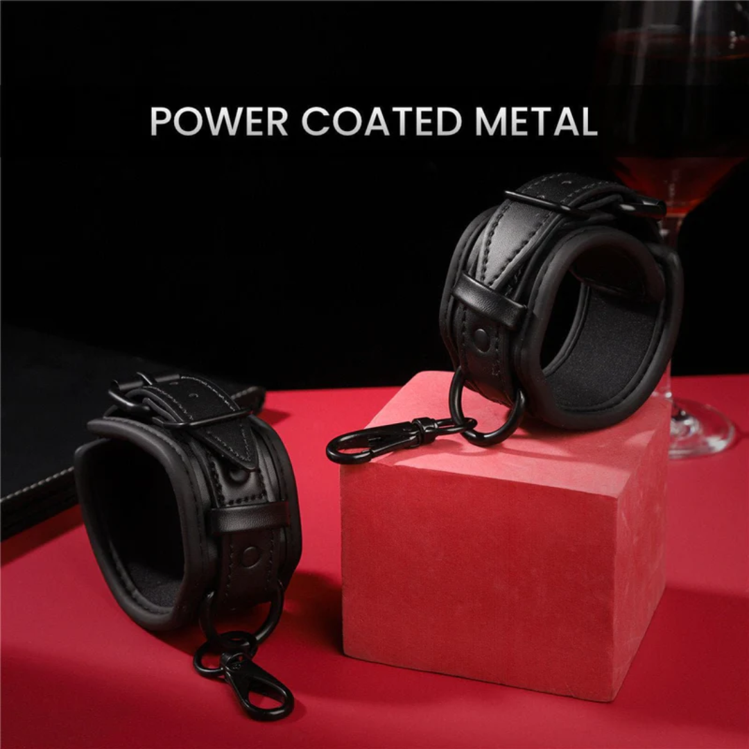 BDSM PU Leather Cuffs