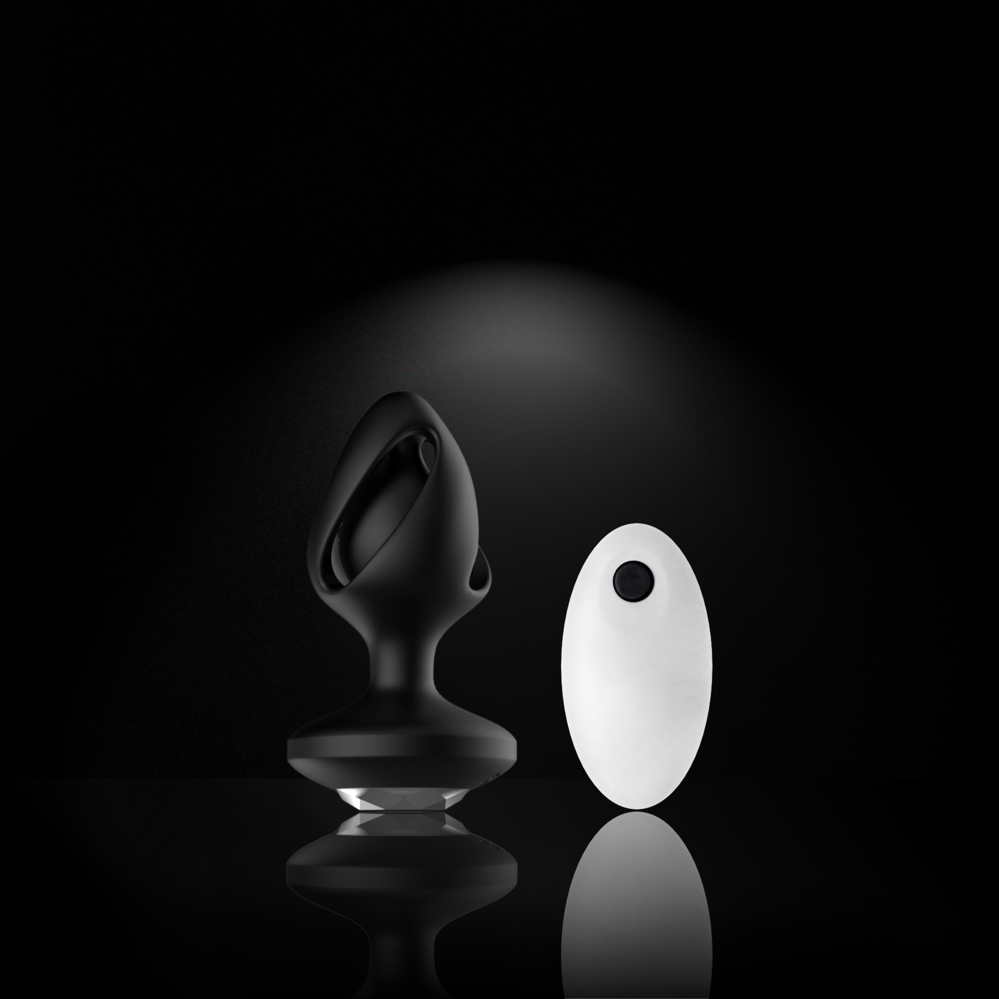 FlexiCage: Silicone Anal Plug with Vibrations and Outer Cage