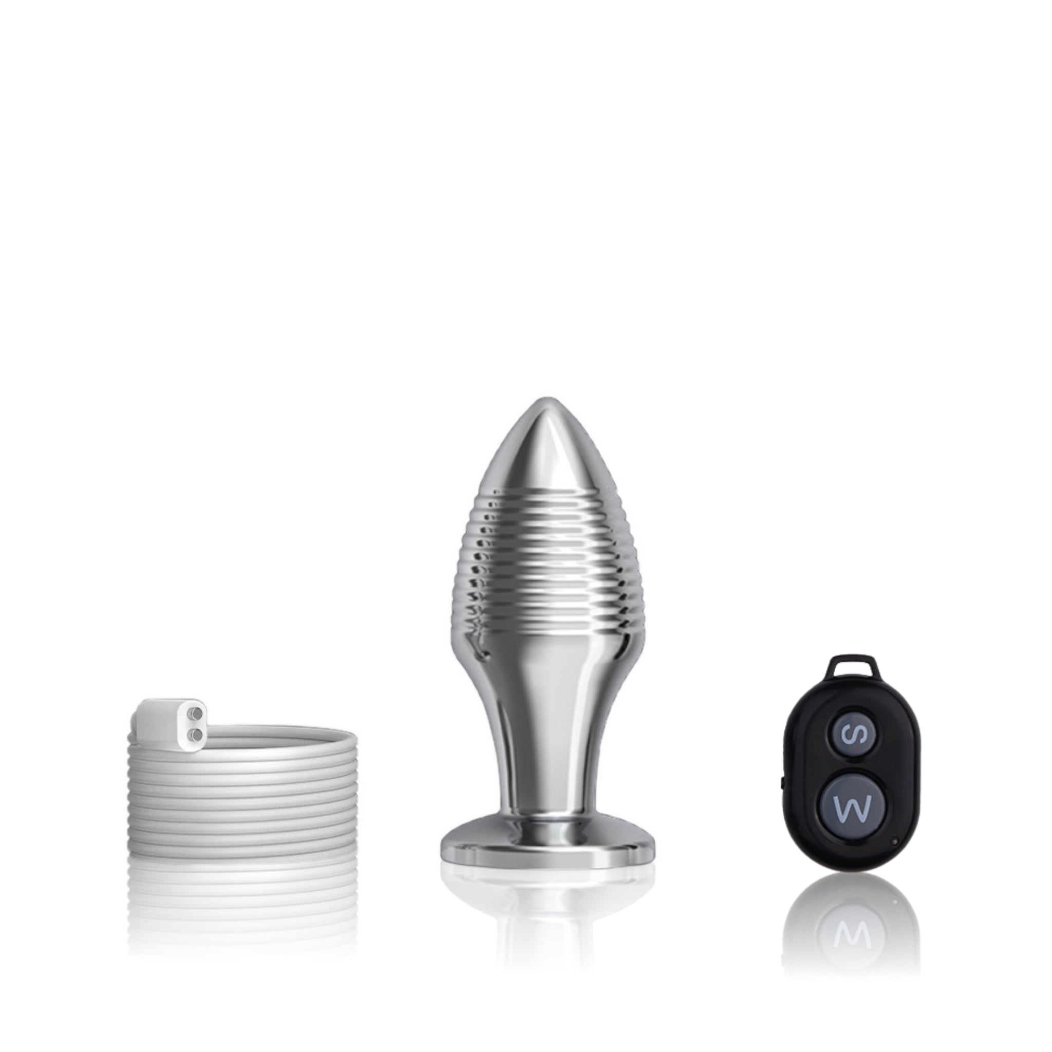 Tapered Temptation: The Vibrating Stainless Steel Anal Plug
