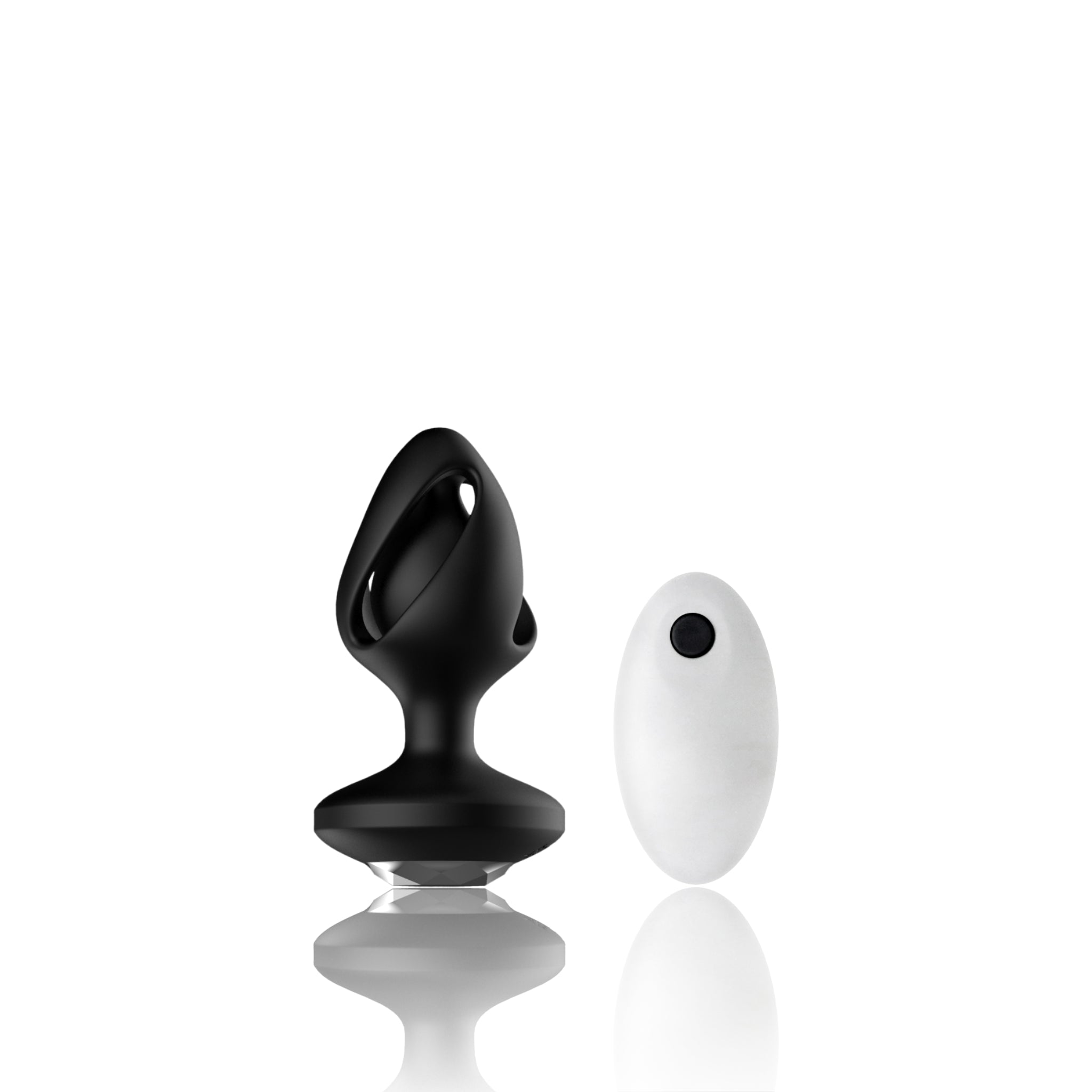 FlexiCage: Silicone Anal Plug with Vibrations and Outer Cage