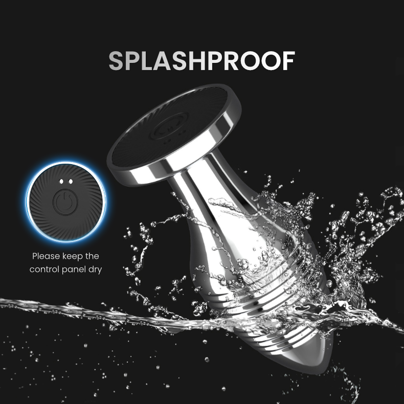 Tapered Temptation: The Vibrating Stainless Steel Anal Plug