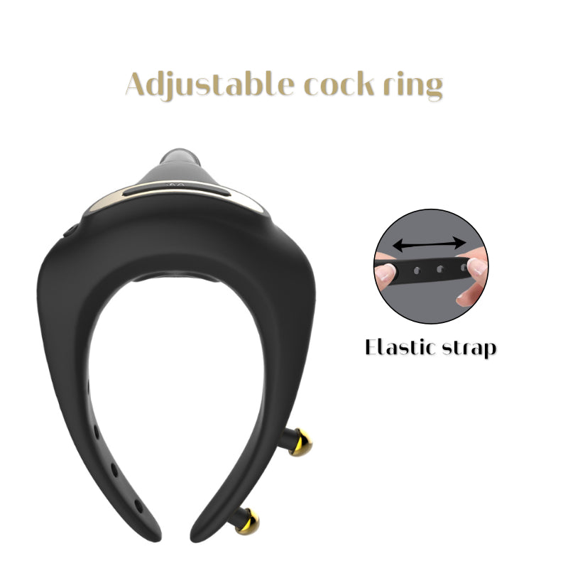 Triple Thrill – Vibrating Cock Ring + Anal Beads
