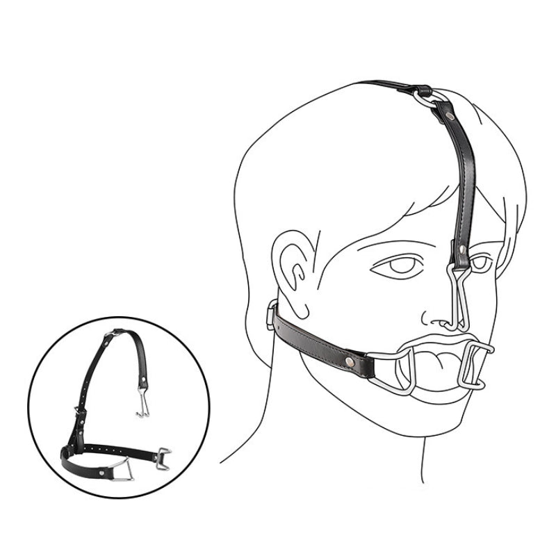 BDSM - Nose + Open Mouth Gag - FRISKY BUSINESS SG
