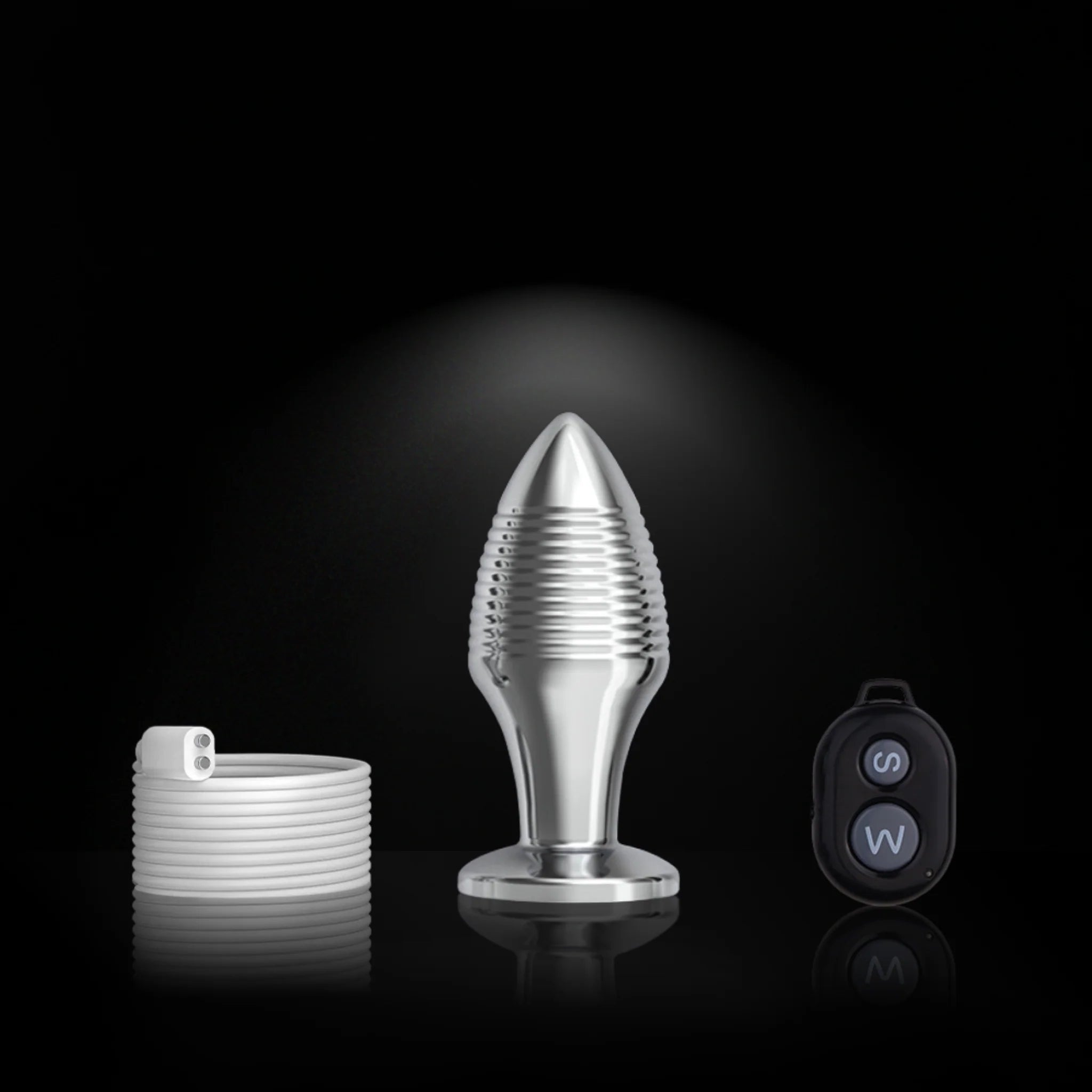 Tapered Temptation: The Vibrating Stainless Steel Anal Plug