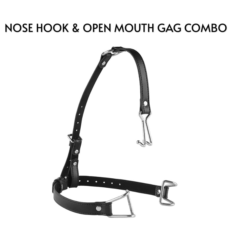 BDSM - Nose + Open Mouth Gag - FRISKY BUSINESS SG